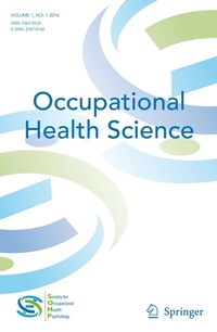 Abbildung von: Occupational Health Science - Springer