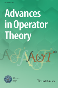 Enlarge image Cover: Advances in Operator Theory - Springer