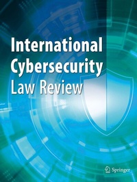 Abbildung von: International Cybersecurity Law Review - Springer