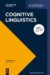 Abbildung von: Cognitive Linguistics - De Gruyter Mouton