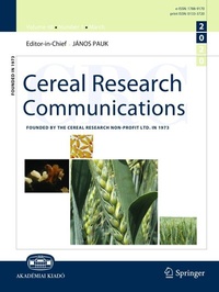 Abbildung von: Cereal Research Communications - Akadémiai Kiadó