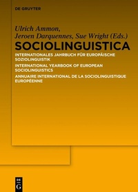 Abbildung von: Sociolinguistica - De Gruyter