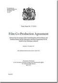 Cover: Film co-production agreement between the government of the United Kingdom of Great Britain and Northern Ireland and the government of the Palestine Liberation Organisation for the benefit of the Palestinian Authority - TSO
