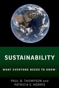 Cover: Sustainability - OUP eBook