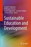 Cover: Sustainable Education and Development - Springer