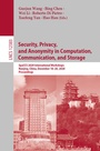 Cover: Security, Privacy, and Anonymity in Computation, Communication, and Storage - Springer