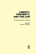 Cover: Private and Common Property - Routledge