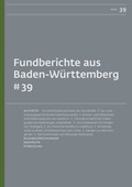 Cover: Fundberichte aus Baden-W&uuml;rttemberg 39 - Regierungspr&auml;sidium Stuttgart Landesamt f&uuml;r Denkmalpflege