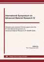 Cover: International Symposium on Advanced Material Research IV - Trans Tech Publications Ltd
