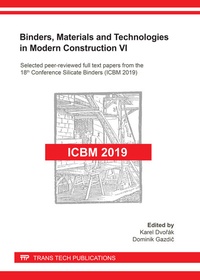 Abbildung von: Binders, Materials and Technologies in Modern Construction VI - Trans Tech Publications Ltd