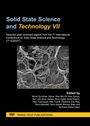 Cover: Solid State Science and Technology VII - Trans Tech Publications Ltd