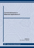 Cover: Current Advances in Materials Applications II - Trans Tech Publications Ltd