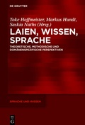 Cover: Laien, Wissen, Sprache - De Gruyter