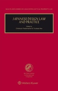 Cover: Japanese Design Law and Practice - Wolters Kluwer