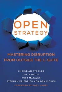 Enlarge image Cover: Open Strategy - MIT Press