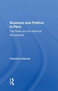 Cover: Business And Politics In Peru - Routledge