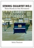 Cover: String Quartet No: 1 with score & parts - Growling Gecko