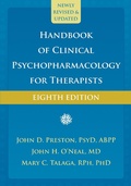 Cover: Handbook of Clinical Psychopharmacology for Therapists - New Harbinger Publications