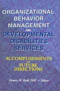 Enlarge image Cover: Organizational Behavior Management and Developmental Disabilities Services - Routledge