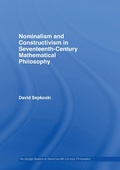 Cover: Nominalism and Constructivism in Seventeenth-Century Mathematical Philosophy - Routledge