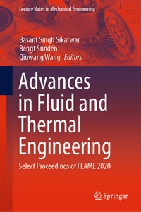 Enlarge image Cover: Advances in Fluid and Thermal Engineering - Springer