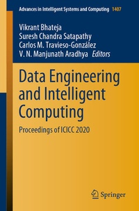 Enlarge image Cover: Data Engineering and Intelligent Computing - Springer