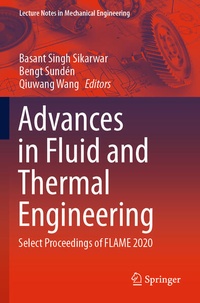 Enlarge image Cover: Advances in Fluid and Thermal Engineering - Springer