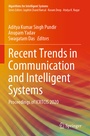 Cover: Recent Trends in Communication and Intelligent Systems - Springer