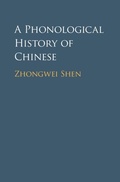 Cover: Phonological History of Chinese - Cambridge University Press