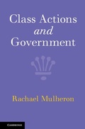 Cover: Class Actions and Government - Cambridge University Press