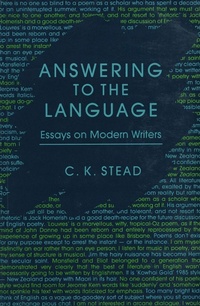 Enlarge image Cover: Answering to the Language - Auckland University Press