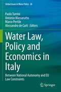 Cover: Water Law, Policy and Economics in Italy - Springer