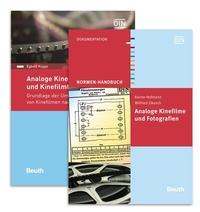 Abbildung von: Paket: Normen-Handbuch "Analoge Kinefilme und Fotografien" und Normen-Handbuch "Analoge Kinefilmformate und Kinefilmtechnik" - DIN Media