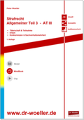Cover: MindBook - Strafrecht Allgemeiner Teil 3 - AT III - Dr. Woeller Fachverlag