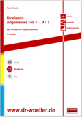 Cover: MindBook - Strafrecht Allgemeiner Teil 1 - AT I - Dr. Woeller Fachverlag