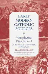 Enlarge image Cover: Metaphysical Disputation I - The Catholic University of America Press