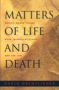 Cover: Matters of Life and Death - Princeton University Press