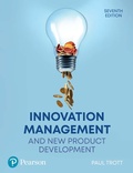 Cover: Innovation Management and New Product Development - Pearson Education Limited