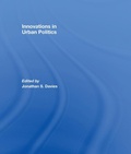 Cover: Innovations in Urban Politics - Routledge