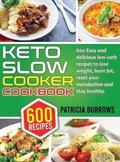 Cover: Keto Slow Cooker Cookbook - Silvia Mazzari