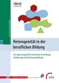 Cover: Heterogenit&auml;t in der beruflichen Bildung - wbv Media