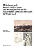 Cover: Mitteilungen der Korrespondentinnen und Korrespondenten der Historischen Landeskommission f&uuml;r Steiermark - Historische Landeskomm. f. Steiermark