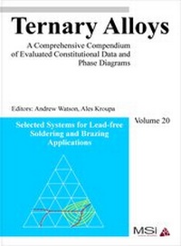 Abbildung von: Ternary Alloys. A Comprehensive Compendium of Evaluated Constitutional... / Ternary Alloys. A Comprehensive Compendium of Evaluated Costitutional... / Ternary Alloys. A Comprehensive Compendium of Evaluated Costitutional Data - Materials Science-International Services