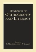Cover: Handbook of Orthography and Literacy - Routledge