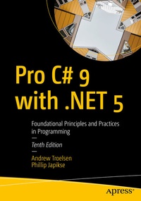Enlarge image Cover: Pro C# 9 with .NET 5 - Apress