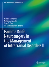 Abbildung von: Gamma Knife Neurosurgery in the Management of Intracranial Disorders II - Springer