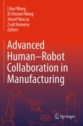 Cover: Advanced Human-Robot Collaboration in Manufacturing - Springer