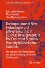 Cover: The Importance of New Technologies and Entrepreneurship in Business Development: In The Context of Economic Diversity in Developing Countries - Springer