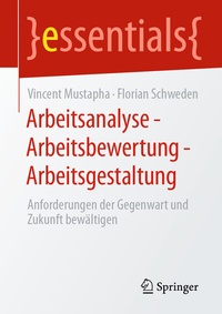Abbildung von: Arbeitsanalyse - Arbeitsbewertung - Arbeitsgestaltung - Springer