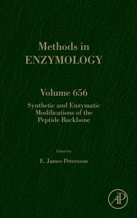 Enlarge image Cover: Synthetic and Enzymatic Modifications of the Peptide Backbone: Volume 656 - Academic Press